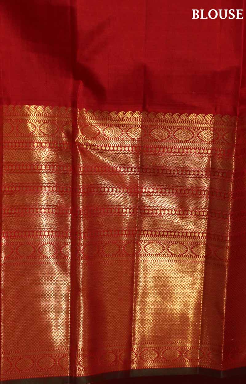 Exquisite Grand Wedding Zari Brocade Kanjeevaram Silk Saree AI214494
